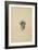 Study of a Peacock Feather, 1873-John Ruskin-Framed Giclee Print