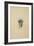 Study of a Peacock Feather, 1873-John Ruskin-Framed Giclee Print