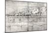 Study of a Pediment from the Parthenon-Jacques Carrey-Mounted Giclee Print