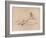 Study of a Reclining Female Nude, 1885-Mihaly von Zichy-Framed Giclee Print