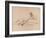 Study of a Reclining Female Nude, 1885-Mihaly von Zichy-Framed Giclee Print