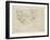 Study of a Recumbent Male Figure, Recto-Michelangelo Buonarroti-Framed Giclee Print