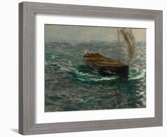 Study of a Sailing Dinghy-Charles Napier Hemy-Framed Giclee Print