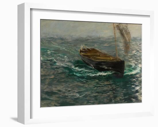 Study of a Sailing Dinghy-Charles Napier Hemy-Framed Giclee Print