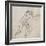 Study of a Seated Male Nude, C.1511-Michelangelo Buonarroti-Framed Giclee Print