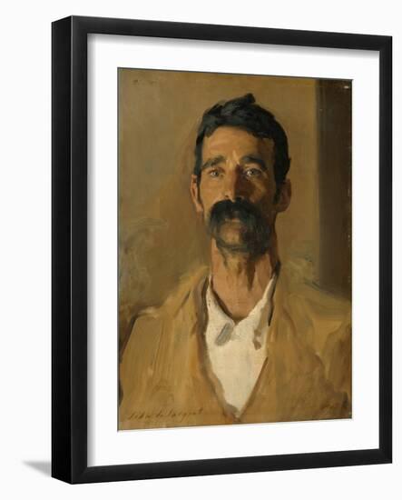 Study of a Sicilian Peasant, 1907-John Singer Sargent-Framed Giclee Print