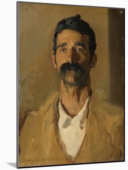 Study of a Sicilian Peasant, 1907-John Singer Sargent-Mounted Giclee Print