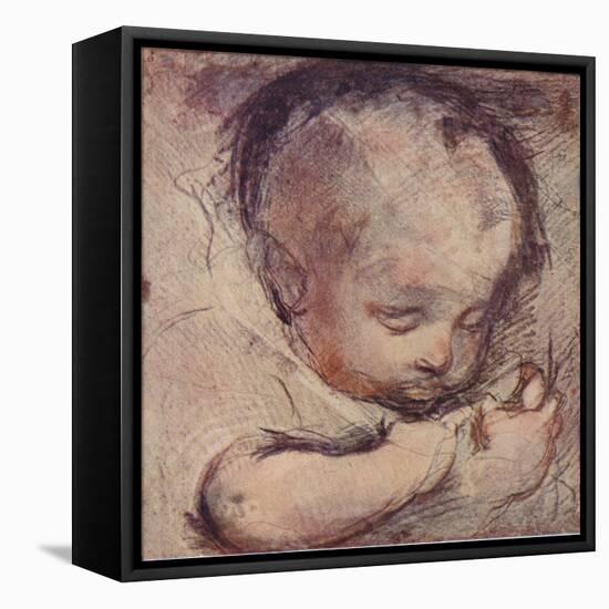 Study of a Sleeping Baby, c16th century, (1903)-Federico Barocci-Framed Premier Image Canvas