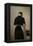 Study of a standing woman, back view, 1884-88-Vilhelm Hammershoi-Framed Premier Image Canvas