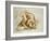 Study of a Winged Monster, C.1525-Michelangelo Buonarroti-Framed Giclee Print