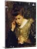 Study of a Woman Reading-Jacques-emile Blanche-Mounted Giclee Print