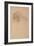 Study of a Woman's Head in Three-Quarter Profile, C.1901-1902-Gustav Klimt-Framed Giclee Print