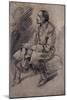 Study of a Woodman, C.1787-Thomas Gainsborough-Mounted Giclee Print