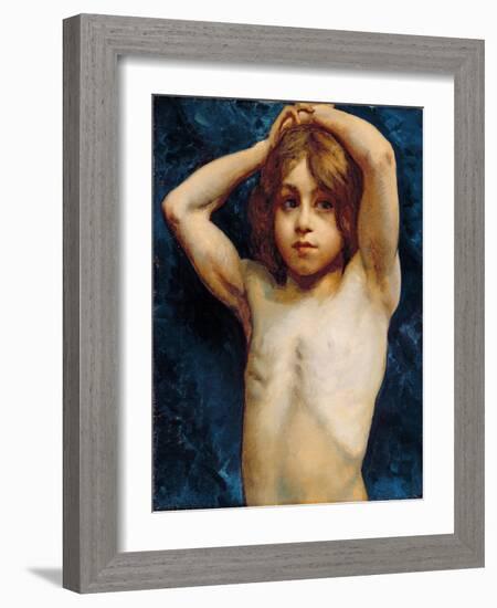 Study of a Young Boy-William John Wainwright-Framed Giclee Print