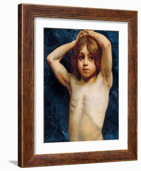 Study of a Young Boy-William John Wainwright-Framed Giclee Print