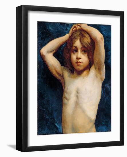 Study of a Young Boy-William John Wainwright-Framed Giclee Print