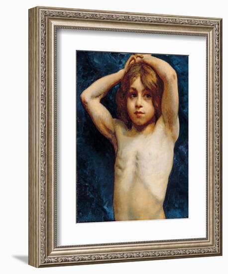 Study of a Young Boy-William John Wainwright-Framed Giclee Print