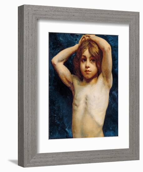 Study of a Young Boy-William John Wainwright-Framed Giclee Print