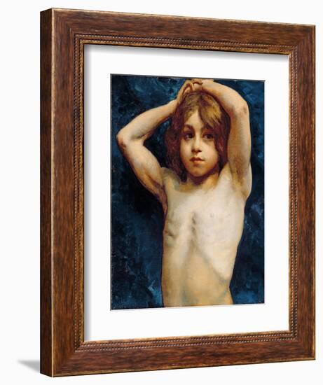 Study of a Young Boy-William John Wainwright-Framed Giclee Print