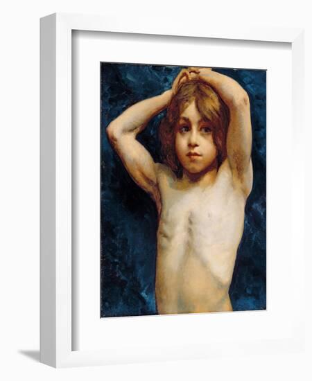 Study of a Young Boy-William John Wainwright-Framed Giclee Print