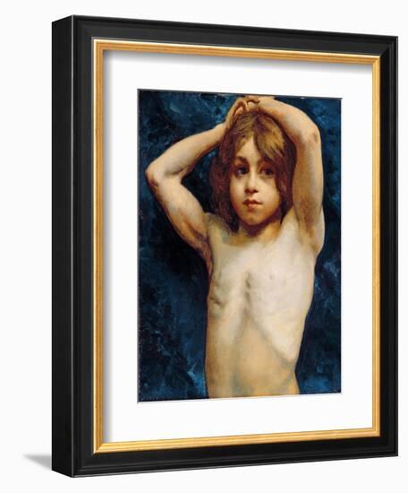 Study of a Young Boy-William John Wainwright-Framed Giclee Print