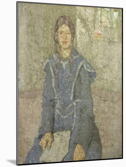 Study of a Young Girl, 1922-Gwen John-Mounted Giclee Print