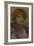 Study of a Young Girl's Head and Shoulders , 1896-97-James Abbott McNeill Whistler-Framed Giclee Print