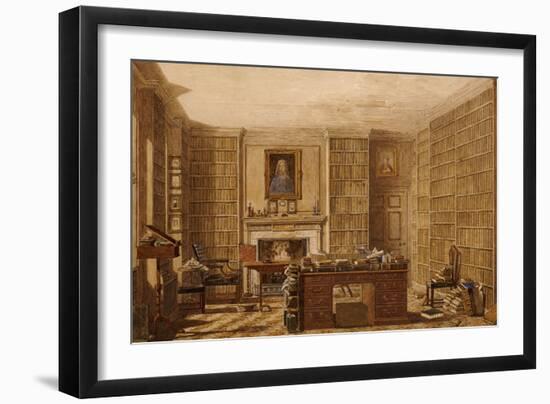 Study of an Academic or a Lawyer, Around 1840-George Pyne-Framed Giclee Print