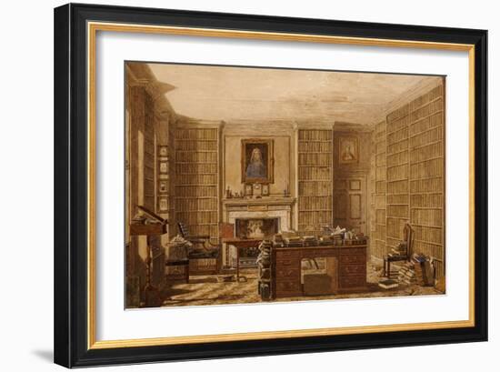 Study of an Academic or a Lawyer, Around 1840-George Pyne-Framed Giclee Print