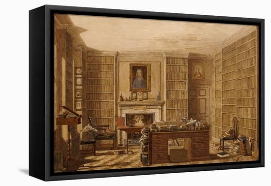 Study of an Academic or a Lawyer, Around 1840-George Pyne-Framed Premier Image Canvas