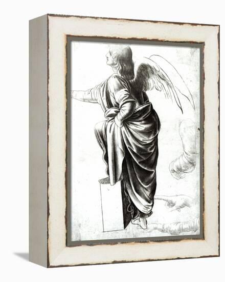 Study of an Angel-Leonardo da Vinci-Framed Premier Image Canvas