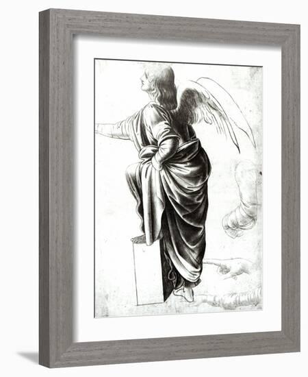 Study of an Angel-Leonardo da Vinci-Framed Giclee Print