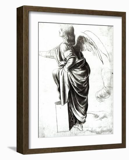 Study of an Angel-Leonardo da Vinci-Framed Giclee Print