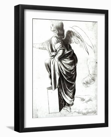 Study of an Angel-Leonardo da Vinci-Framed Giclee Print