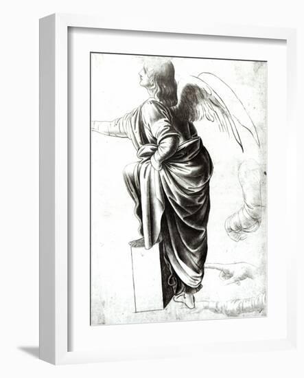 Study of an Angel-Leonardo da Vinci-Framed Giclee Print