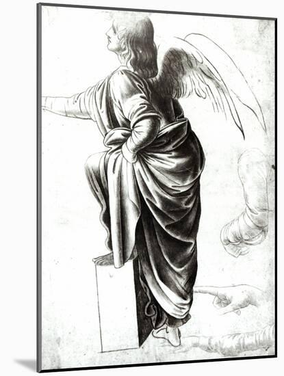 Study of an Angel-Leonardo da Vinci-Mounted Giclee Print