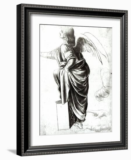 Study of an Angel-Leonardo da Vinci-Framed Giclee Print