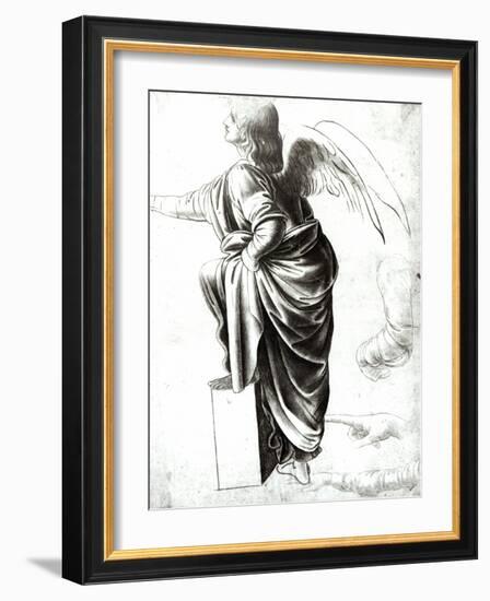 Study of an Angel-Leonardo da Vinci-Framed Giclee Print