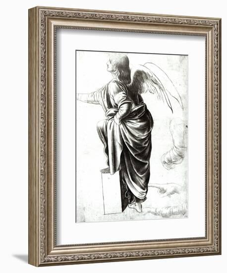 Study of an Angel-Leonardo da Vinci-Framed Giclee Print