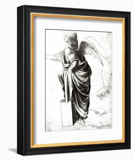 Study of an Angel-Leonardo da Vinci-Framed Giclee Print