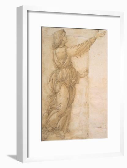 Study of an Angel-Sandro Botticelli-Framed Giclee Print