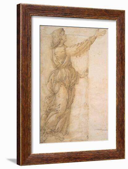 Study of an Angel-Sandro Botticelli-Framed Giclee Print