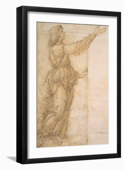 Study of an Angel-Sandro Botticelli-Framed Giclee Print