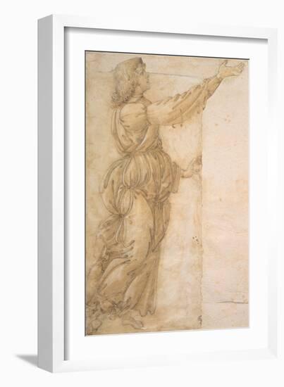 Study of an Angel-Sandro Botticelli-Framed Giclee Print