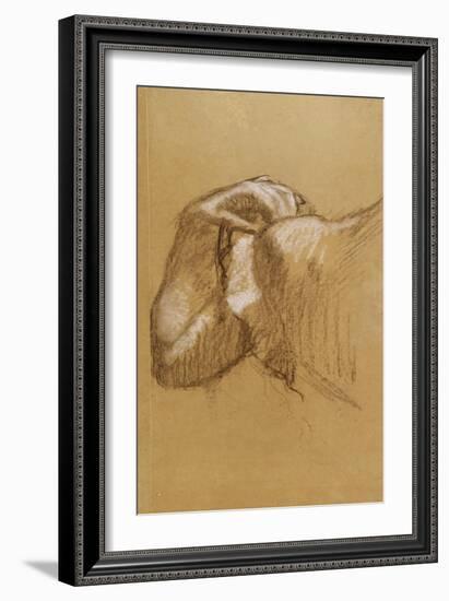 Study of an Arm, c.1895-90-Edgar Degas-Framed Giclee Print