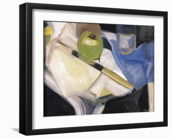 Study of Apple and Pear III, 1994-Pedro Diego Alvarado-Framed Giclee Print