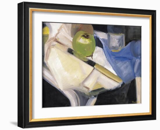 Study of Apple and Pear III, 1994-Pedro Diego Alvarado-Framed Giclee Print