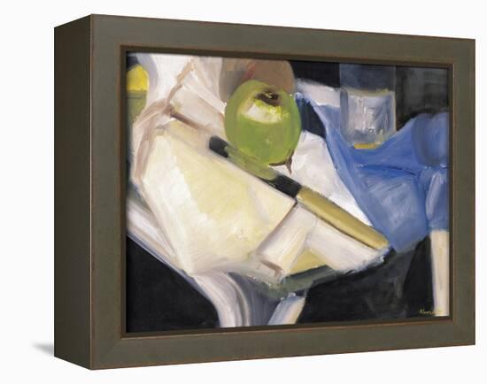 Study of Apple and Pear III, 1994-Pedro Diego Alvarado-Framed Premier Image Canvas