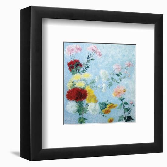 Study of Chrysanthemums-Achille Lauge-Framed Premium Giclee Print