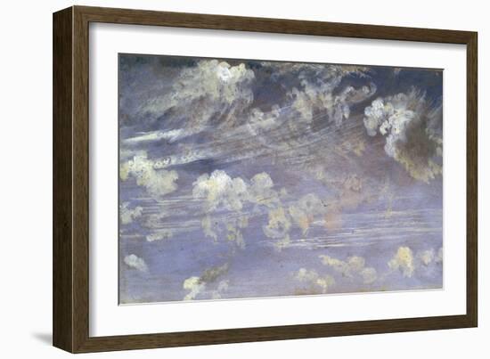 Study of Cirrus Clouds-John Constable-Framed Giclee Print